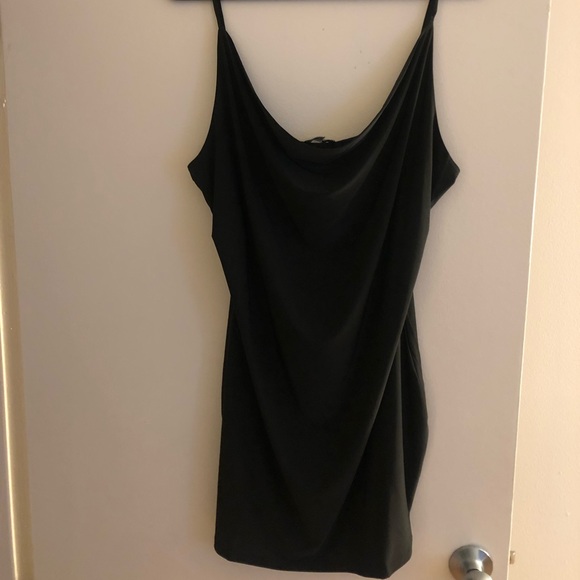 Let’s run away black mini dress - Picture 3 of 5